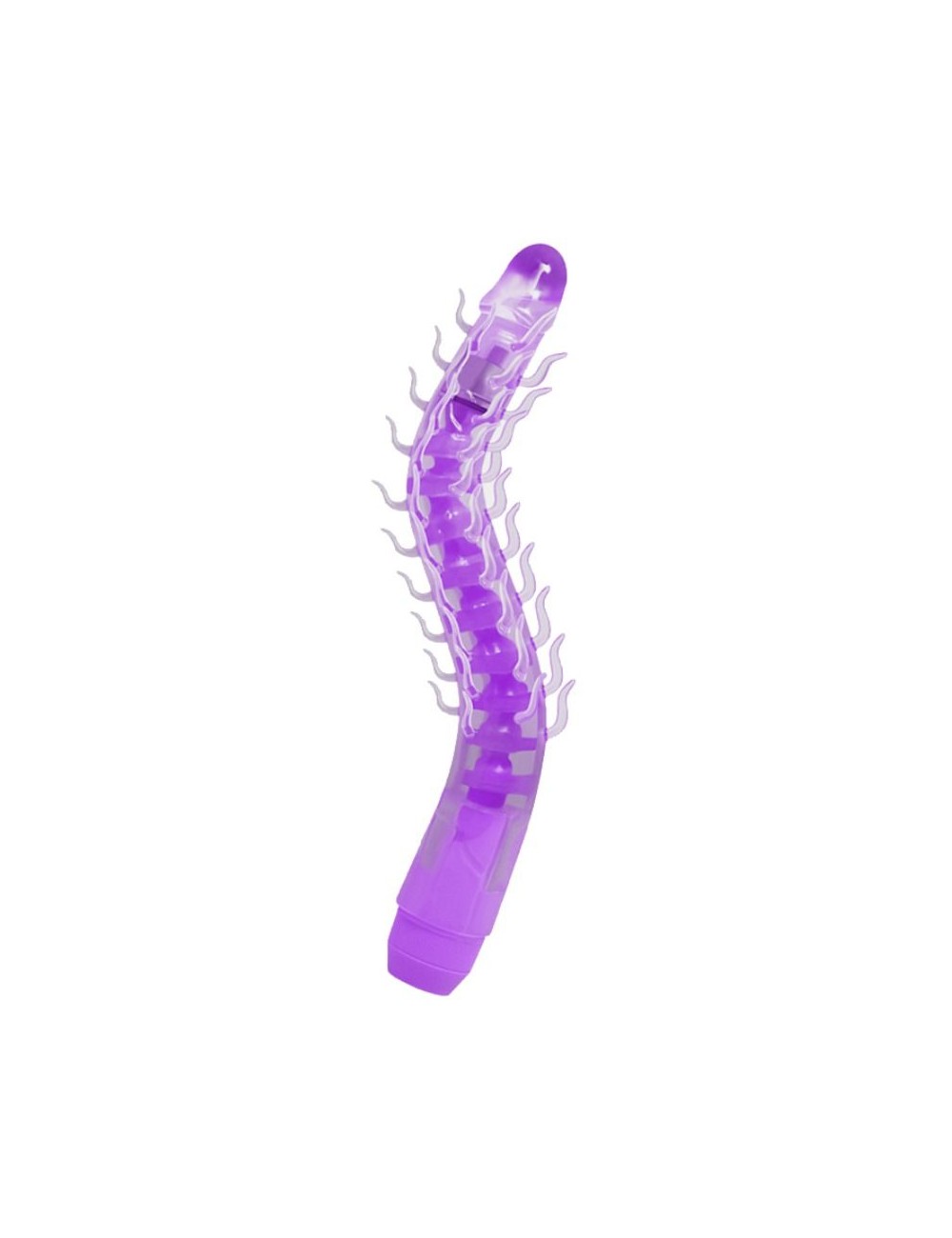 FLEXI VIBE SENSUAL SPINE BENDABLE VIBRATING DILDO LILA 23.5 CM