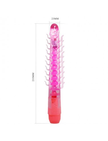 FLEXI VIBE SENSUAL SPINE BENDABLE VIBRATING DILDO LILA 23.5 CM