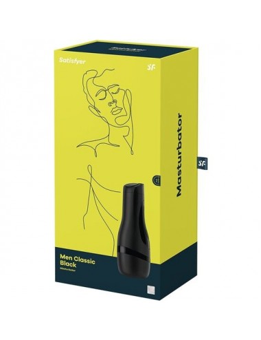 SATISFYER MASTURBATEUR HOMME CLASSIQUE NOIR