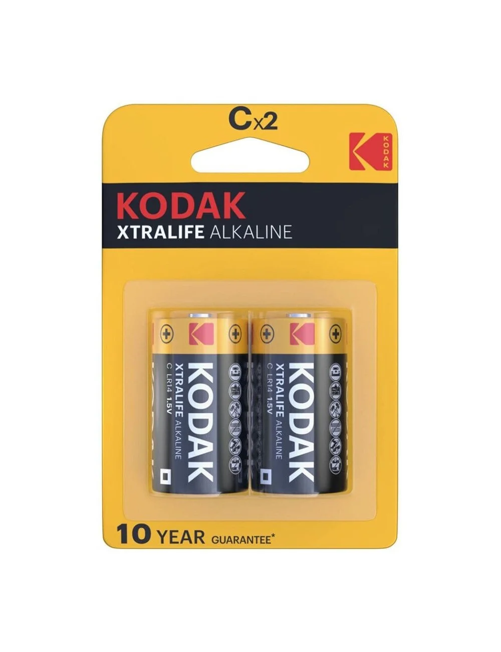 PILES ALCALINES KODAK XTRALIFE CX 2 UNITÉS PILES ALCALINES KODAK XTRALIFE CX 2 UNITÉS
