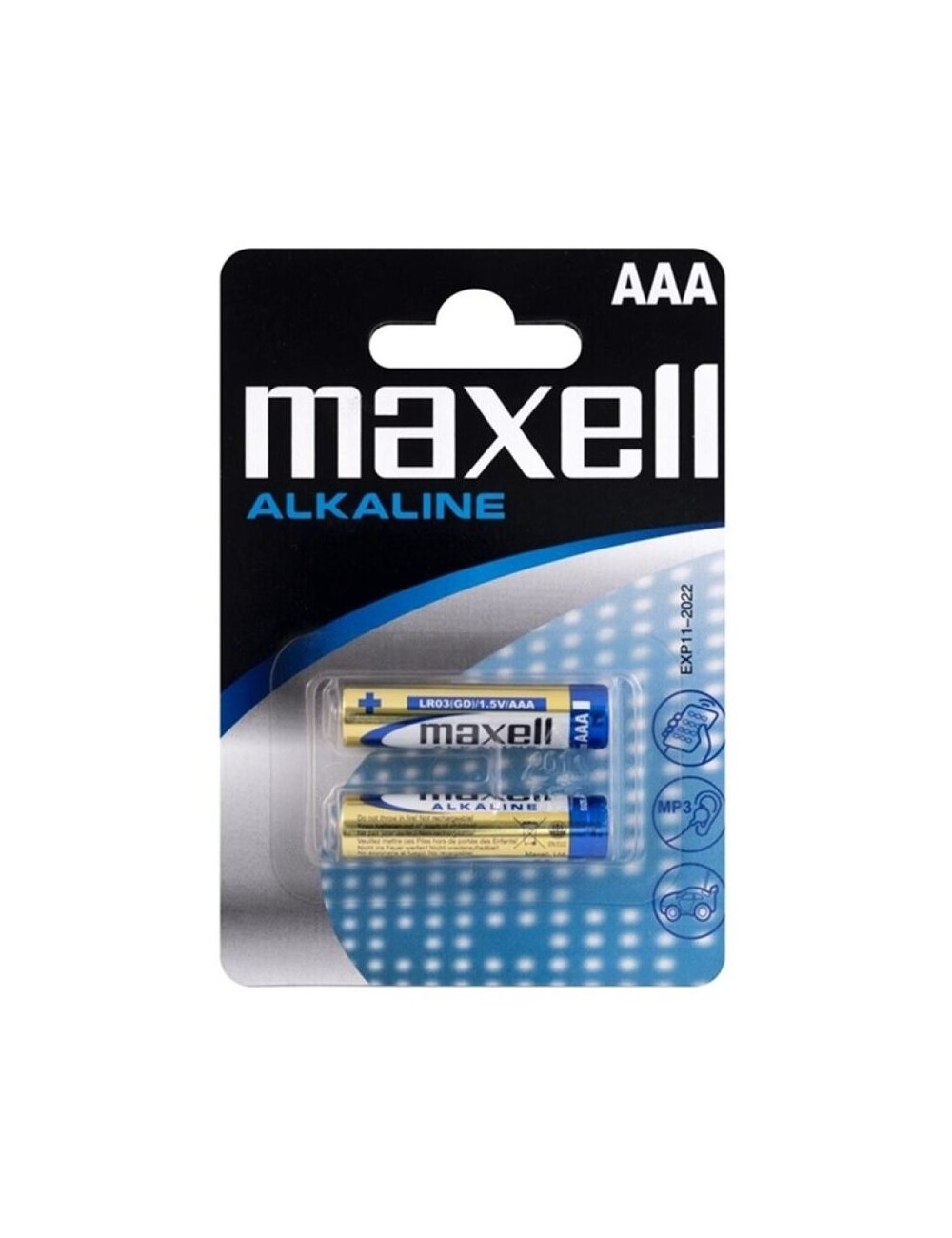 MAXELL PILA ALCALINA AAA LR03 BLISTER*2