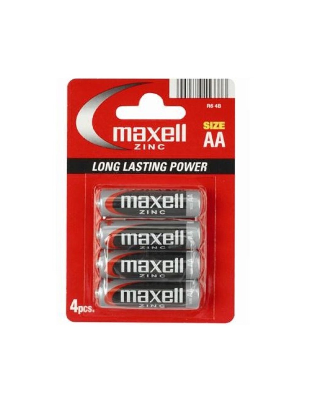 MAXELL PILA SALINA MANGANESO AA R6 BLISTER*4