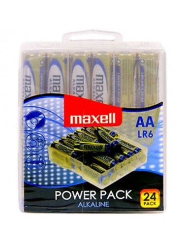 MAXELL PILA ALCALINA AA LR6 PACK*24 PILAS