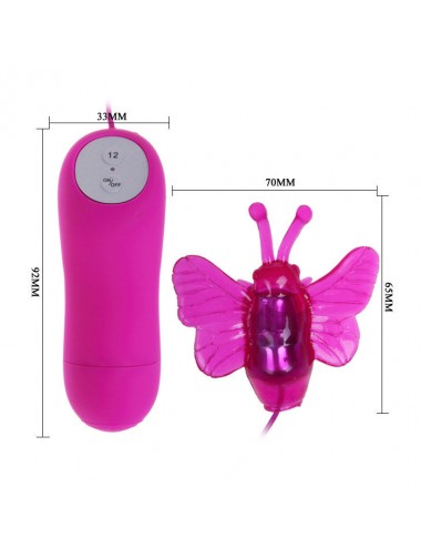 BAILE - VIBRATEUR STIMULATEUR PAPILLON MIGNON SECRET 12V
