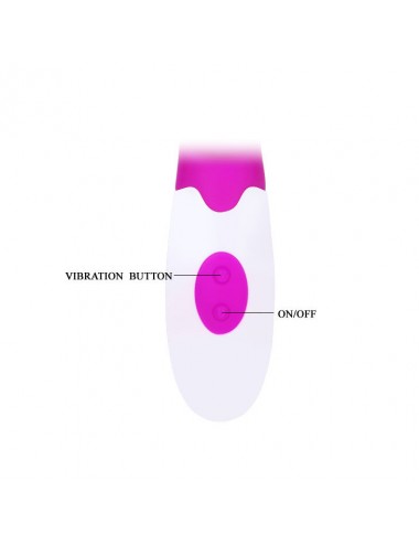 PRETTY LOVE - FLIRTATION VIBRATEUR ALVIS AVEC STIMULATEUR DE CLITORIS