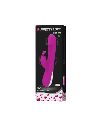 PRETTY LOVE - FLIRTATION VIBRATEUR ROBERT AVEC STIMULATEUR DE CLITORIS