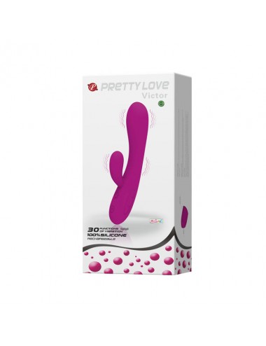 PRETTY LOVE - SMART VIBRATEUR VICTOR AVEC STIMULATEUR DE CLITORIS