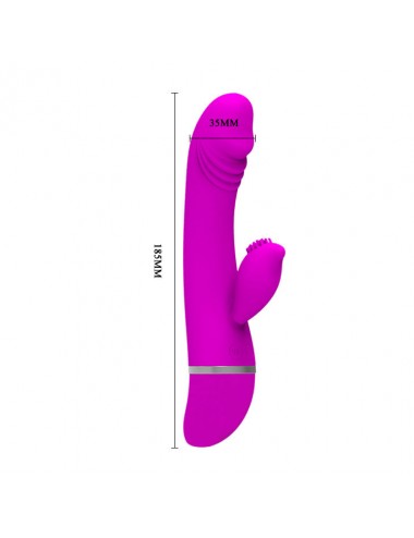 PRETTY LOVE FLIRTATION - VIBRADOR CON RABBIT DAVID