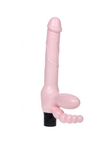 BAILE - HARNAIS SANS CORDE TPR AVEC VIBRATION ET STIMULATION ANAL 25.4 CM