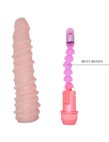 BAILE - VIBRATEUR SPIRALE SENSUELLE FLEXI VIBE 19.5 CM