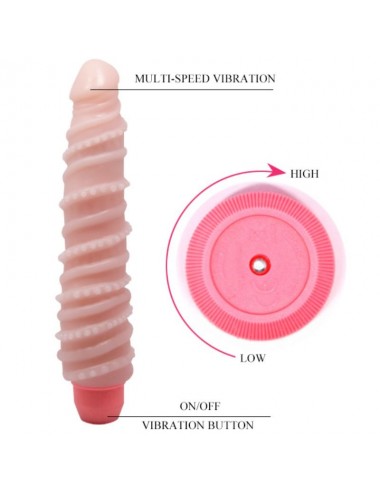 BAILE - VIBRATEUR SPIRALE SENSUELLE FLEXI VIBE 19.5 CM