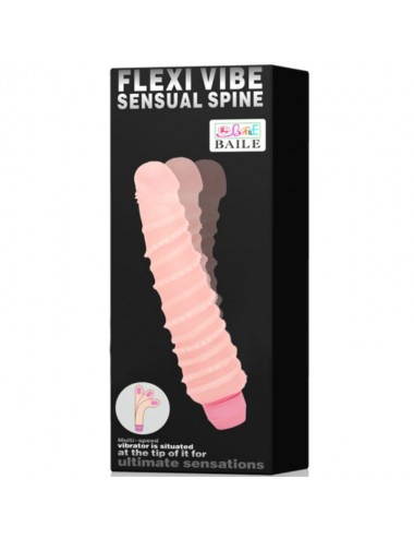 BAILE - VIBRATEUR SPIRALE SENSUELLE FLEXI VIBE 19.5 CM