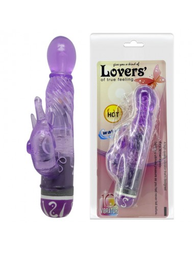 BAILE VIBRADOR MULTIVELOCIDAD CON ESTIMULADOR LILA