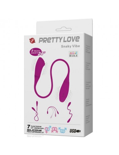 PRETTY LOVE - VIBRATEUR SMART SNAKY VIBE 2 MOTEURS