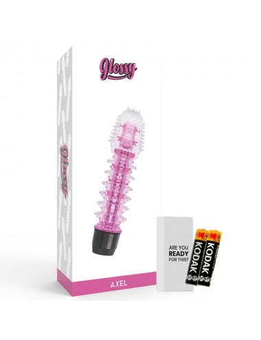 GLOSSY AXEL VIBRADOR ROSA