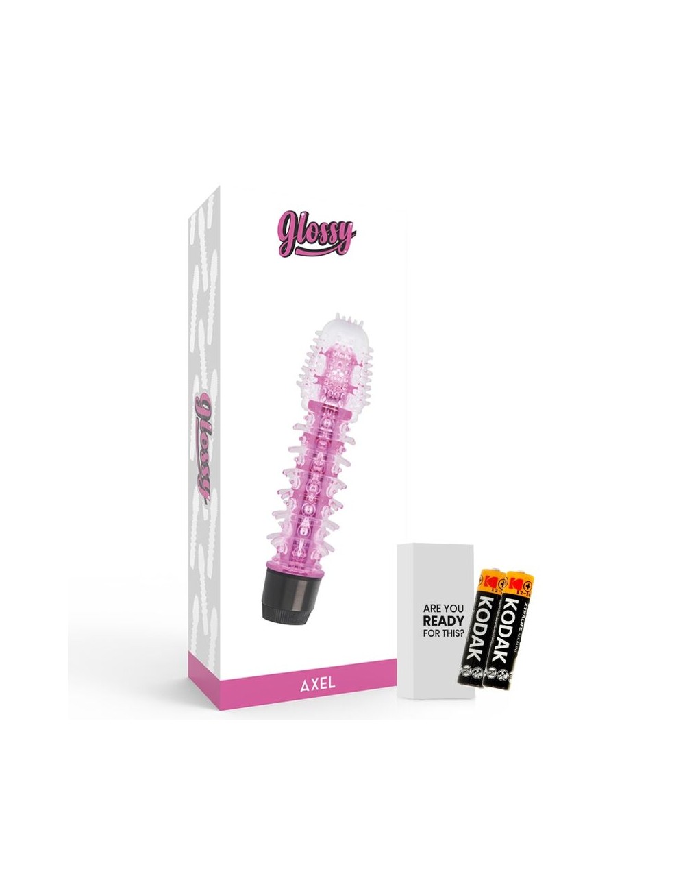 GLOSSY AXEL VIBRADOR ROSA