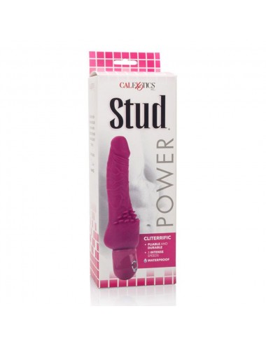 CALEX POWER STUD CLITERRIFIC PINK VIBRATOR