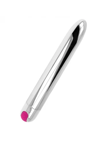 OHMAMA VIBRADOR SILVER RECARGABLE 10 MODOS 18.5 CM