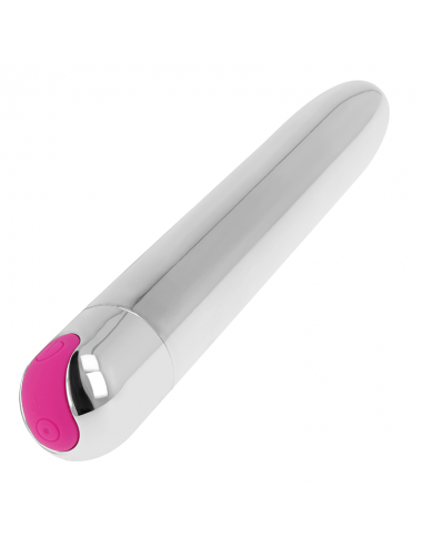 OHMAMA VIBRADOR SILVER RECARGABLE 10 MODOS 18.5 CM