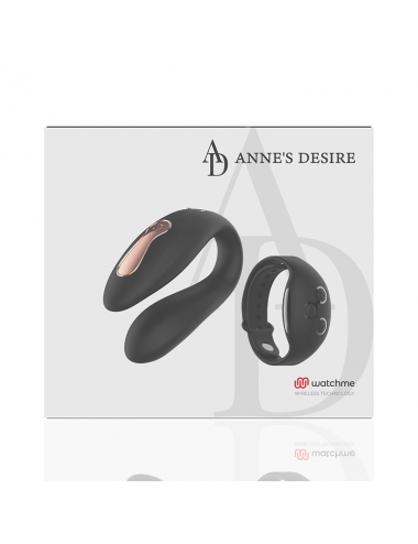 ANNE'S DESIRE - DUAL PLEASURE TECNOLOG A WATCHME NOIR