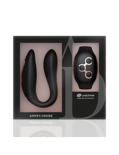 ANNE'S DESIRE - DUAL PLEASURE TECNOLOG A WATCHME NOIR/OR