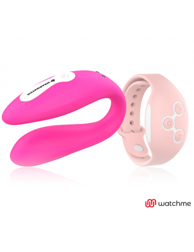 WEARWATCH - VIBRATEUR WATCHME DOUBLE TECHNOLOGIE FUCHSIA / ROSE