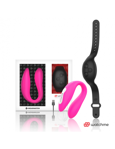 Sextoys - Vibromasseurs - WEARWATCH VIBRADOR DUAL TECHNOLOGY WATCHME FUCSIA /AZABACHE - Wearwatch