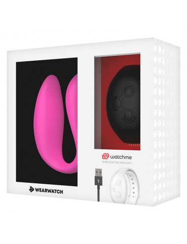 Sextoys - Vibromasseurs - WEARWATCH VIBRADOR DUAL TECHNOLOGY WATCHME FUCSIA /AZABACHE - Wearwatch