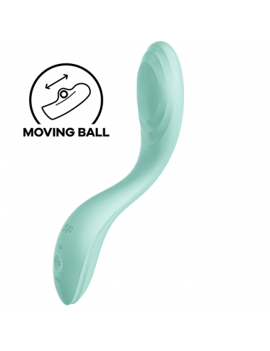 VIBRATEUR POINT G SATISFYER RRROLLING PLEASURE - VERT