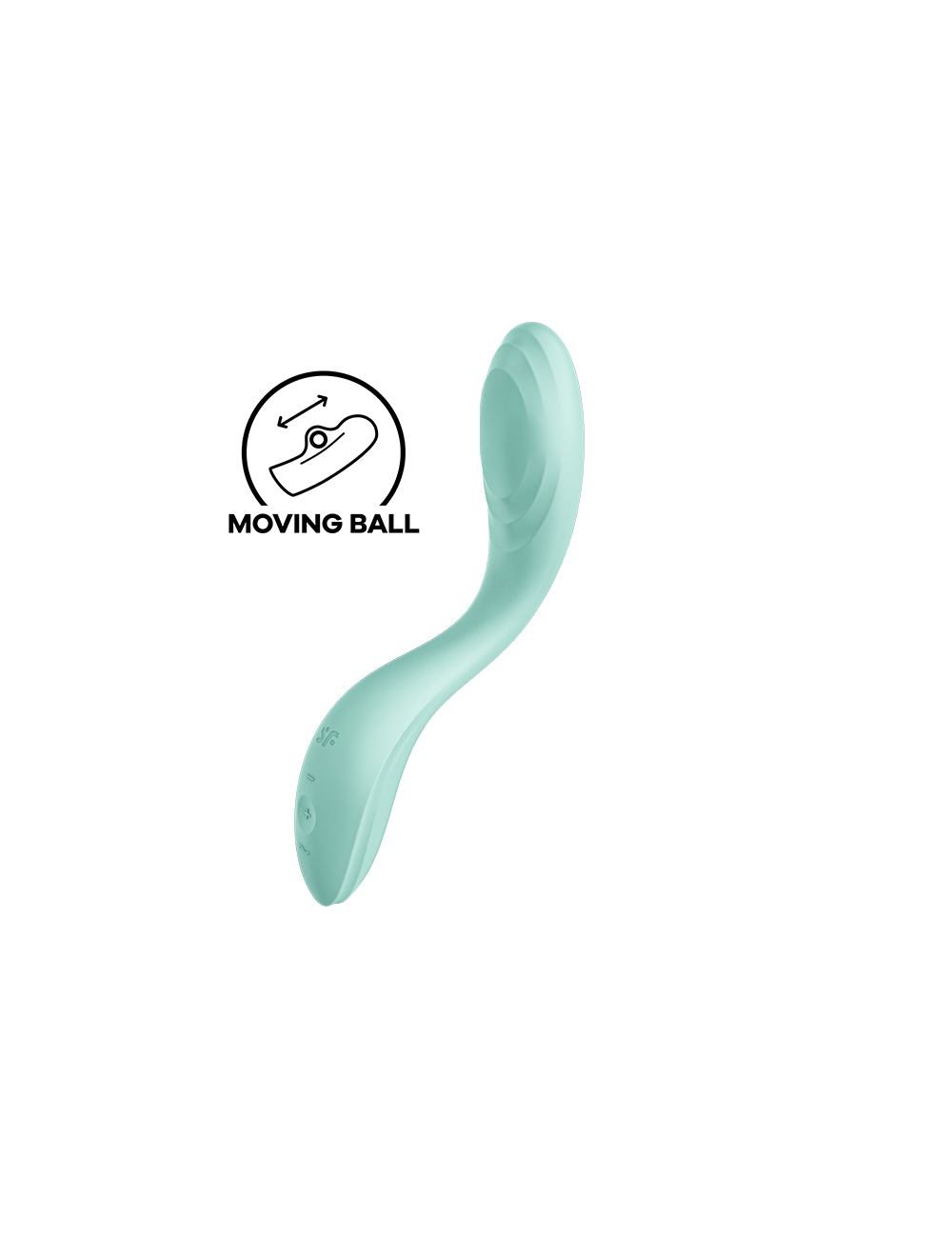 VIBRATEUR POINT G SATISFYER RRROLLING PLEASURE - VERT