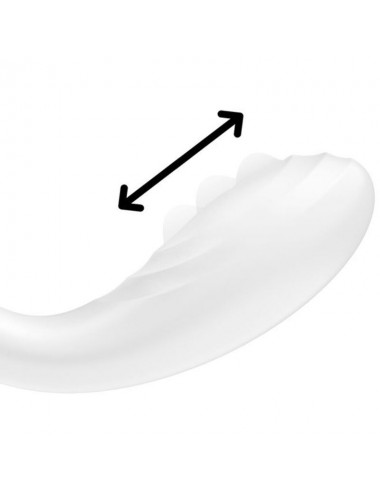 VIBRATEUR POINT G SATISFYER RRROLLING PLEASURE - BLANC