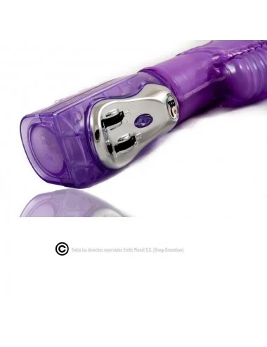 BAILE - ROTATEUR HAUT ET BAS LAPIN LILAS AVEC SUPERSTIMULATEUR