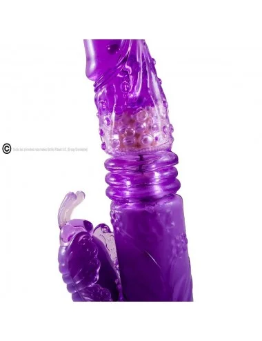 BAILE - ROTATEUR HAUT ET BAS LAPIN LILAS AVEC SUPERSTIMULATEUR