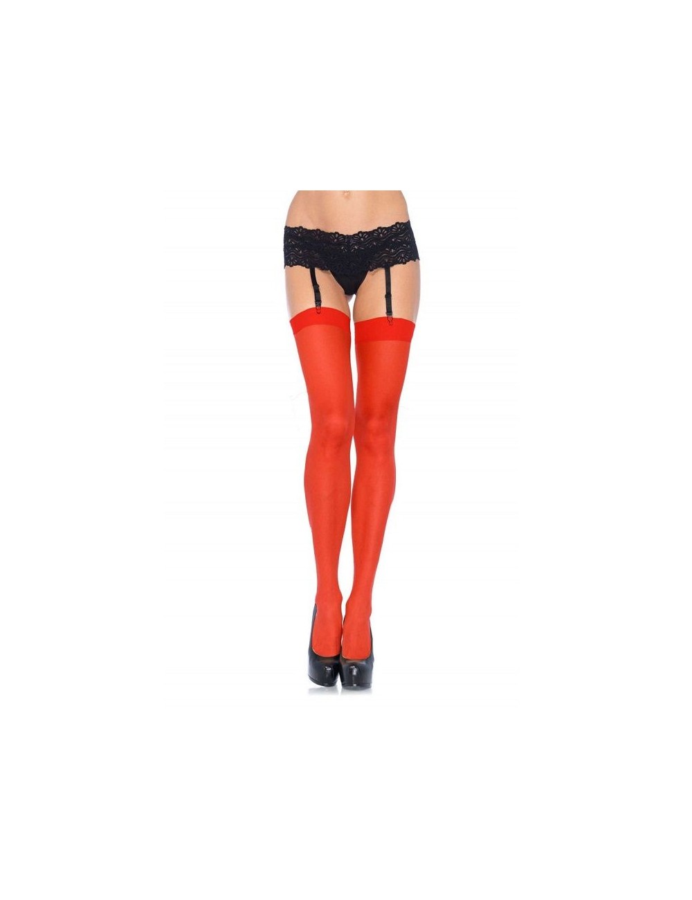 LEG AVENUE SHEER STOCKING ROUGE