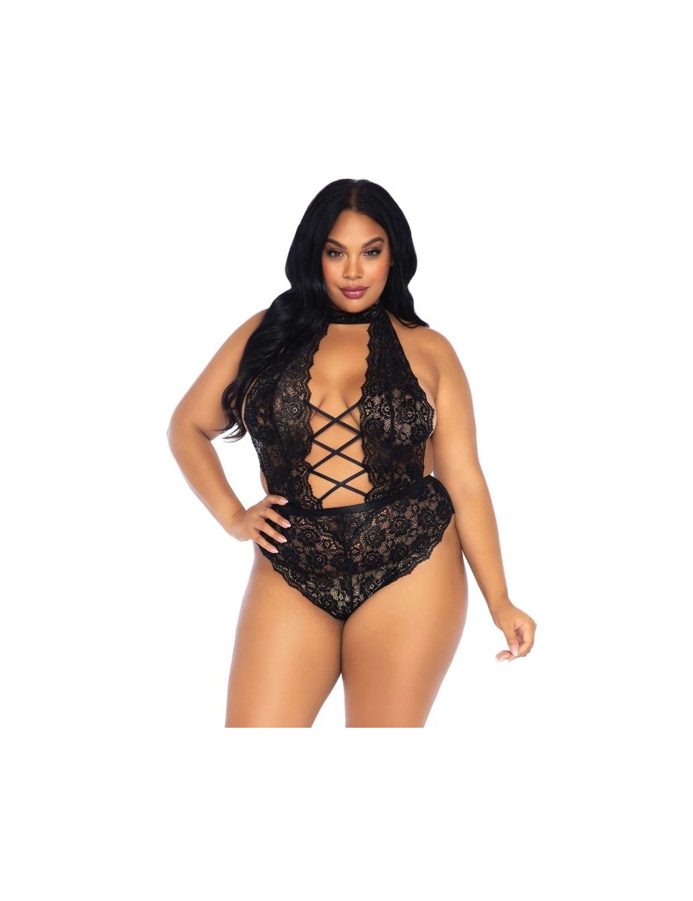 LEG AVENUE TEDDY OUVERTURE AVANT GRANDE TAILLE