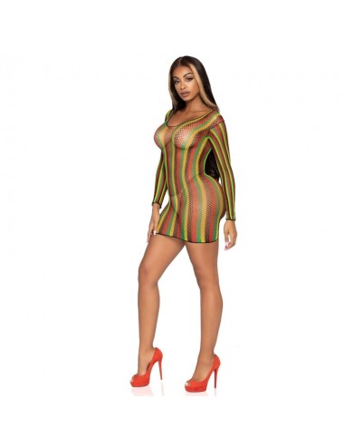 ROBE COURTE LEG AVENUE RASTA TAILLE UNIQUE