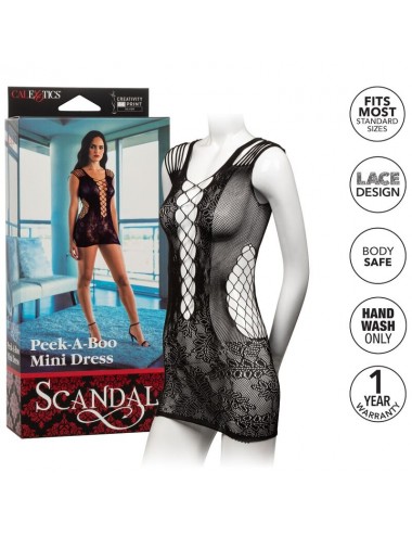 CALEXOTICS - MINI ROBE PEEK-A-BOO TAILLE UNIQUE
