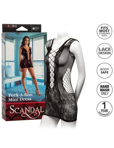 CALEXOTICS - MINI ROBE PEEK-A-BOO TAILLE UNIQUE