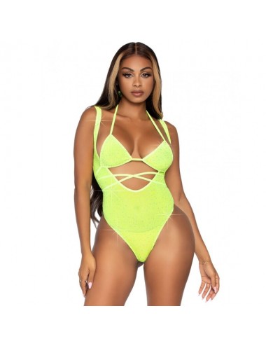 LEG AVENUE HAUT DE BIKINI ET BODY TAILLE UNIQUE