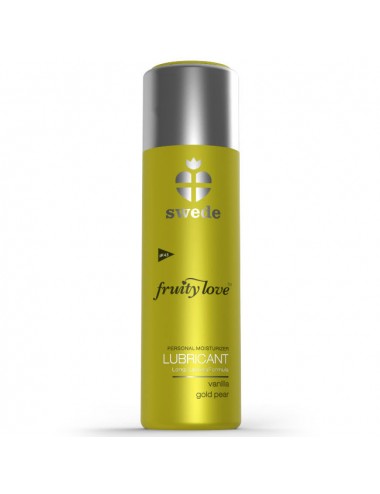 SWEDE FRUITY LOVE LUBRICANTE PERA GOLDEN Y VAINILLA 50 ML