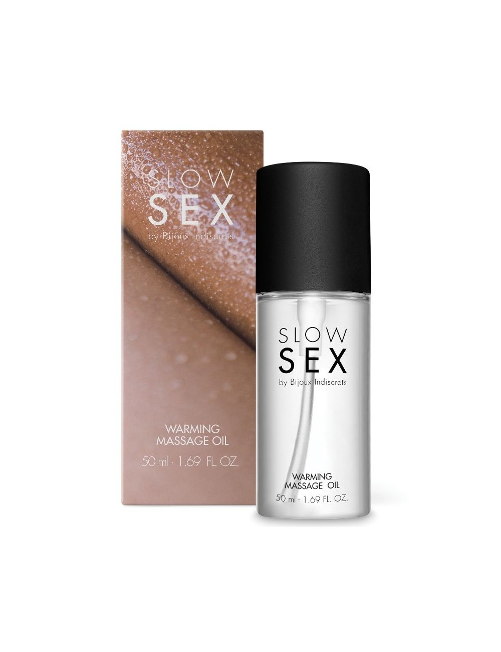 BIJOUX HUILE DE MASSAGE RÉCHAUFFANT SEXE LENT 50 ML