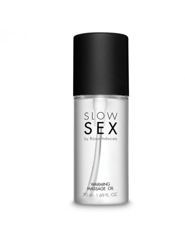 BIJOUX - HUILE DE MASSAGE SEXE LENT EFFET CHALEUR 50 ML