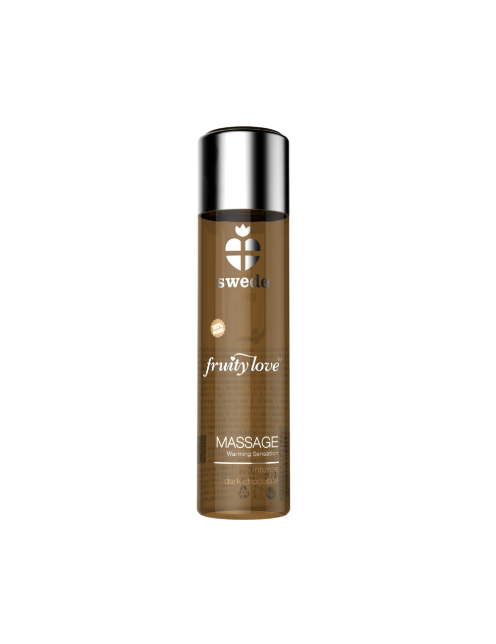 SWEDE FRUITY LOVE ACEITE EFECTO CALOR CHOCOLATE NEGRO 120 ML SWEDE FRUITY LOVE ACEITE EFECTO CALOR CHOCOLATE NEGRO 120 ML
