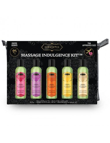 KIT D''HUILE DE MASSAGE KAMASUTRA INDULGENCE