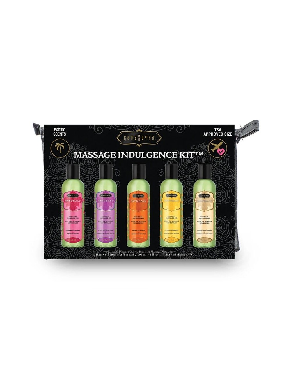 KIT D''HUILE DE MASSAGE KAMASUTRA INDULGENCE