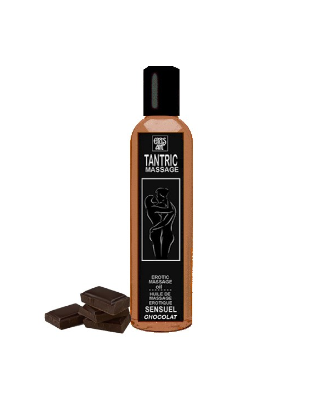 EROS-ART ACEITE MASAJE TANTRICO NATURAL Y AFRODISÍACO CHOCOLATE  100ML