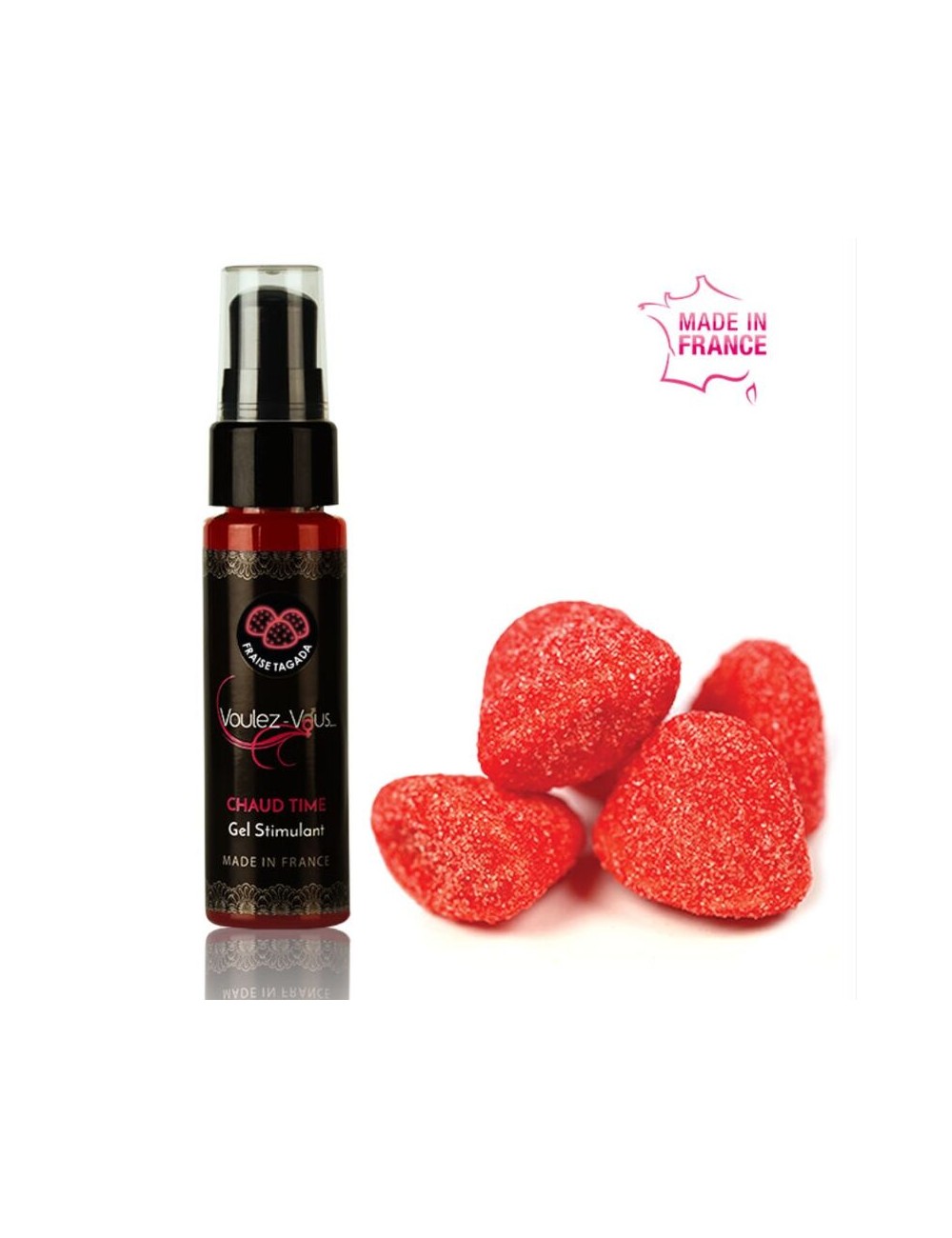 VOULEZ-VOUS STIMULATING GEL STRAWBERRY CANDY 35 ML