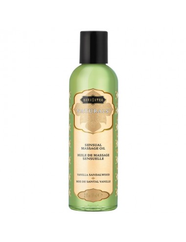 HUILE DE MASSAGE NATURELLE KAMASUTRA BOIS DE SANDAL À LA VANILLE 59 ML