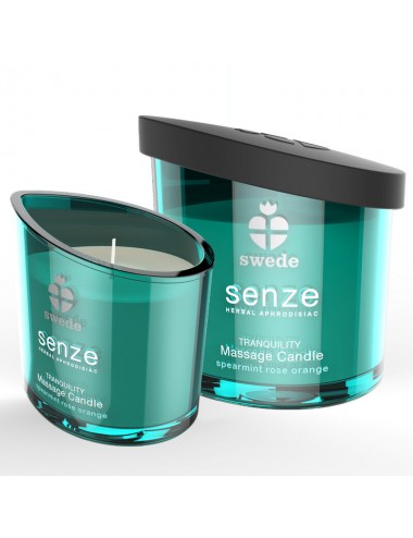 BOUGIE DE MASSAGE SWEEDE SENZE TRANQUILITY - MENTHE VERTE