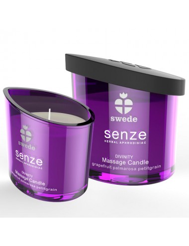 BOUGIE DE MASSAGE SWEEDE SENZE DIVINITY - PAMPLEMOUSSE